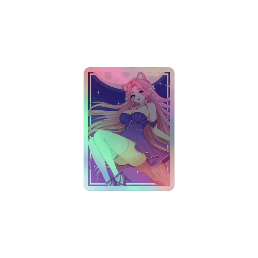 Moonlit Waifu Holographic Sticker Set (Color) product image (1)