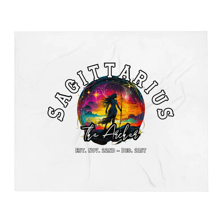 Sagittarius - Zodiac Throw Blanket product image (1)