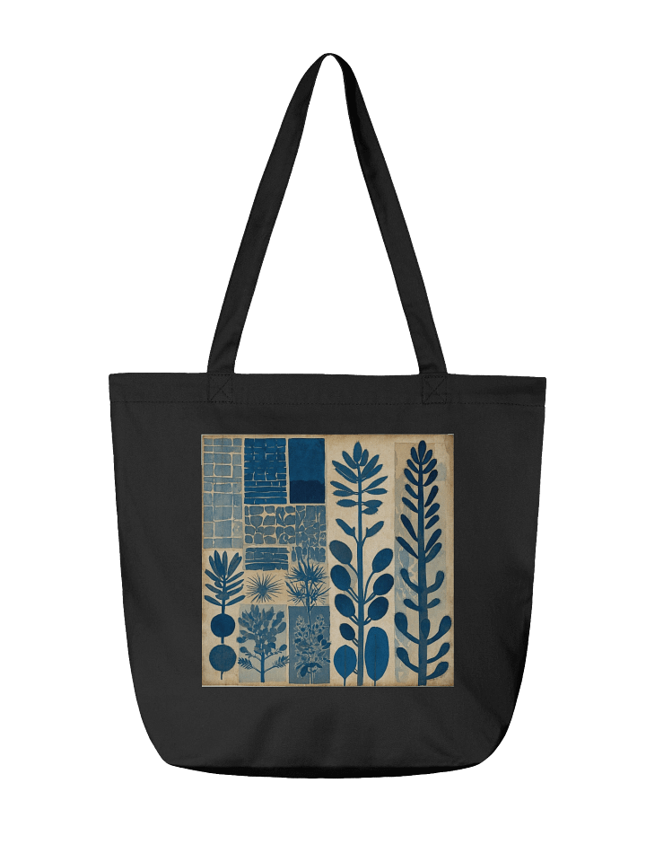 Blue Botanical Bliss Tote Bag product image (4)