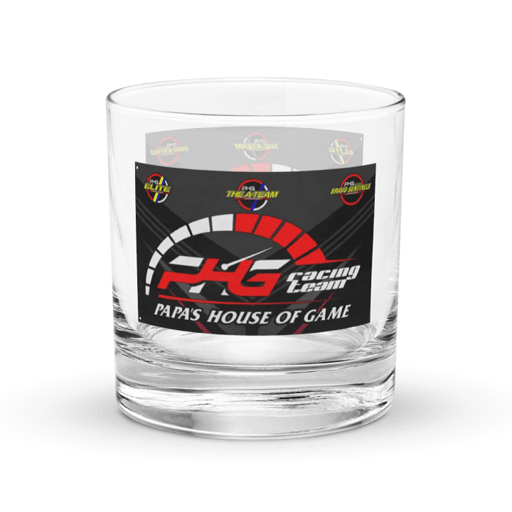 PHG Racing Team Rocks Glass product image (1)