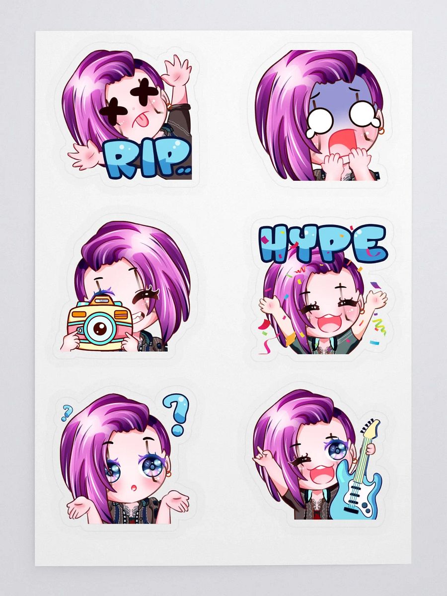 VG Emote Sticker Pack 4 product image (1)