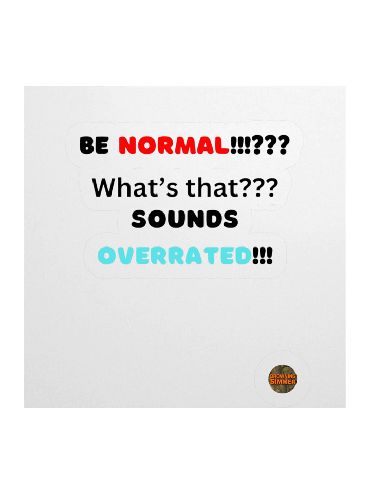 Normal Overrated product image (1)