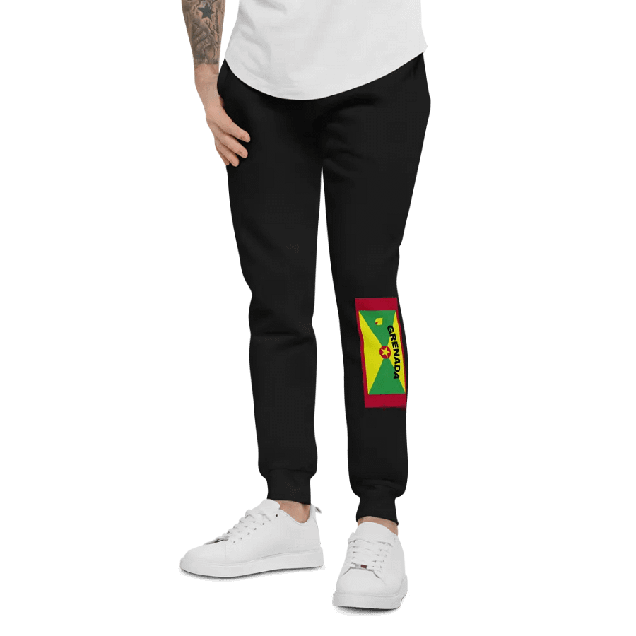 Grenada Flag Inspired Unisex Fleece Joggers product image (8)