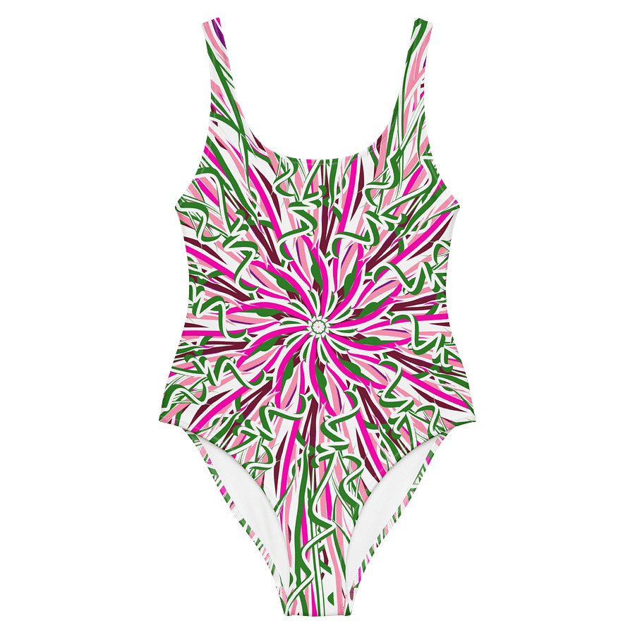 Radiant Swirls Custom One-Piece Swimsuit product image (2)
