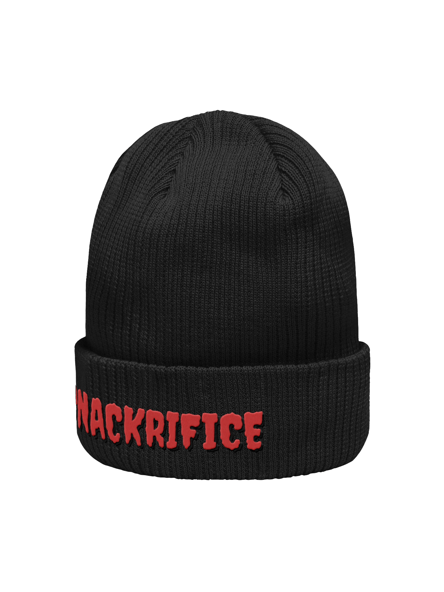 SNACKRIFICE Bold Red Beanie product image (2)