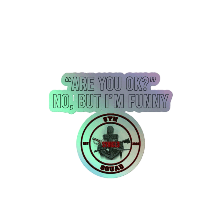 Are You Ok? - Holo Sticker product image (2)