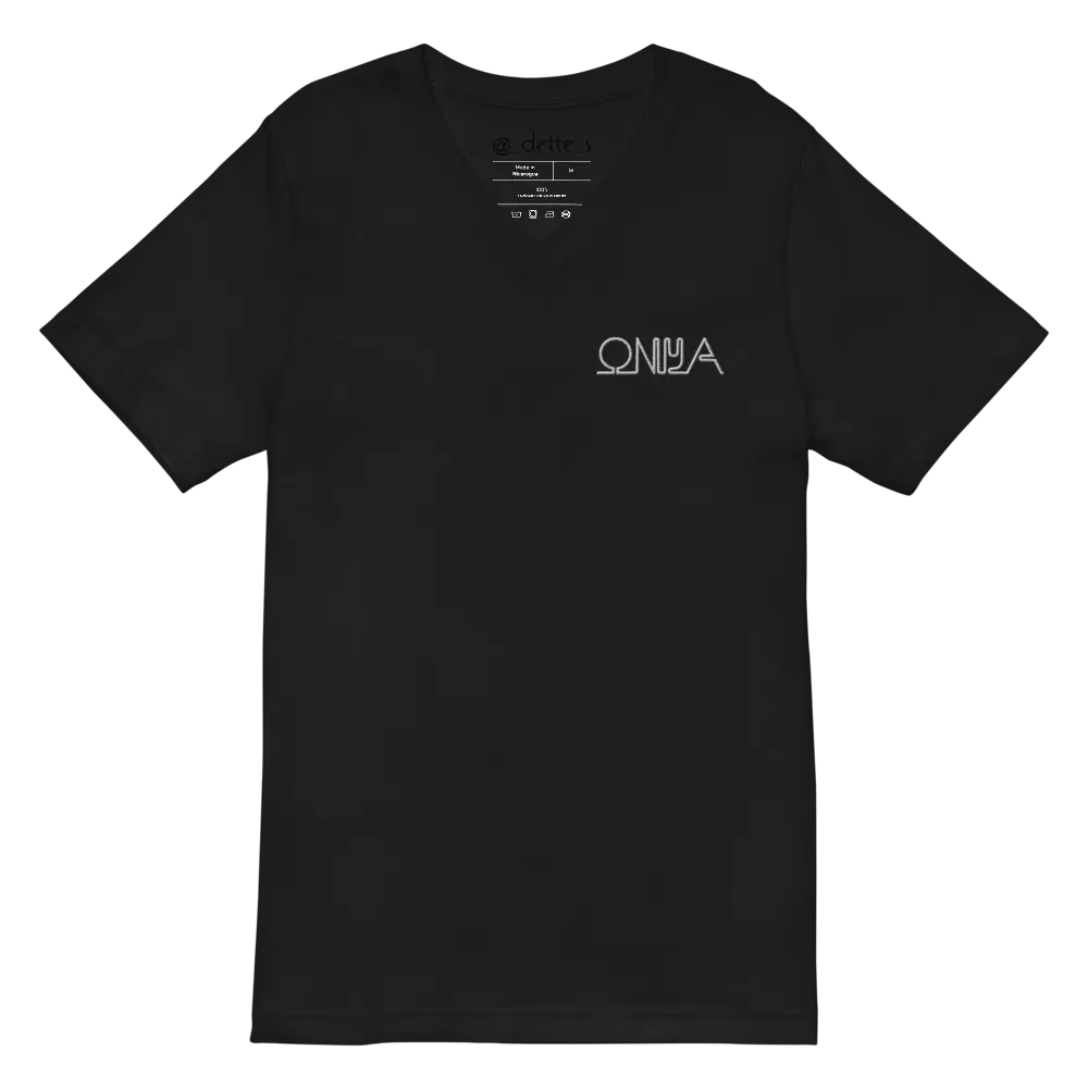 ONYA Embroidered V-Neck Tee product image (3)