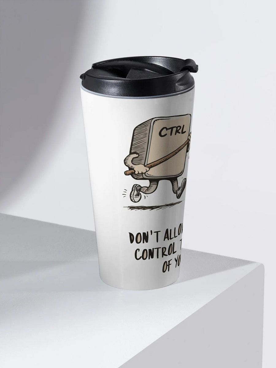 Escape Control Stainless Steel Travel Mug product image (2)