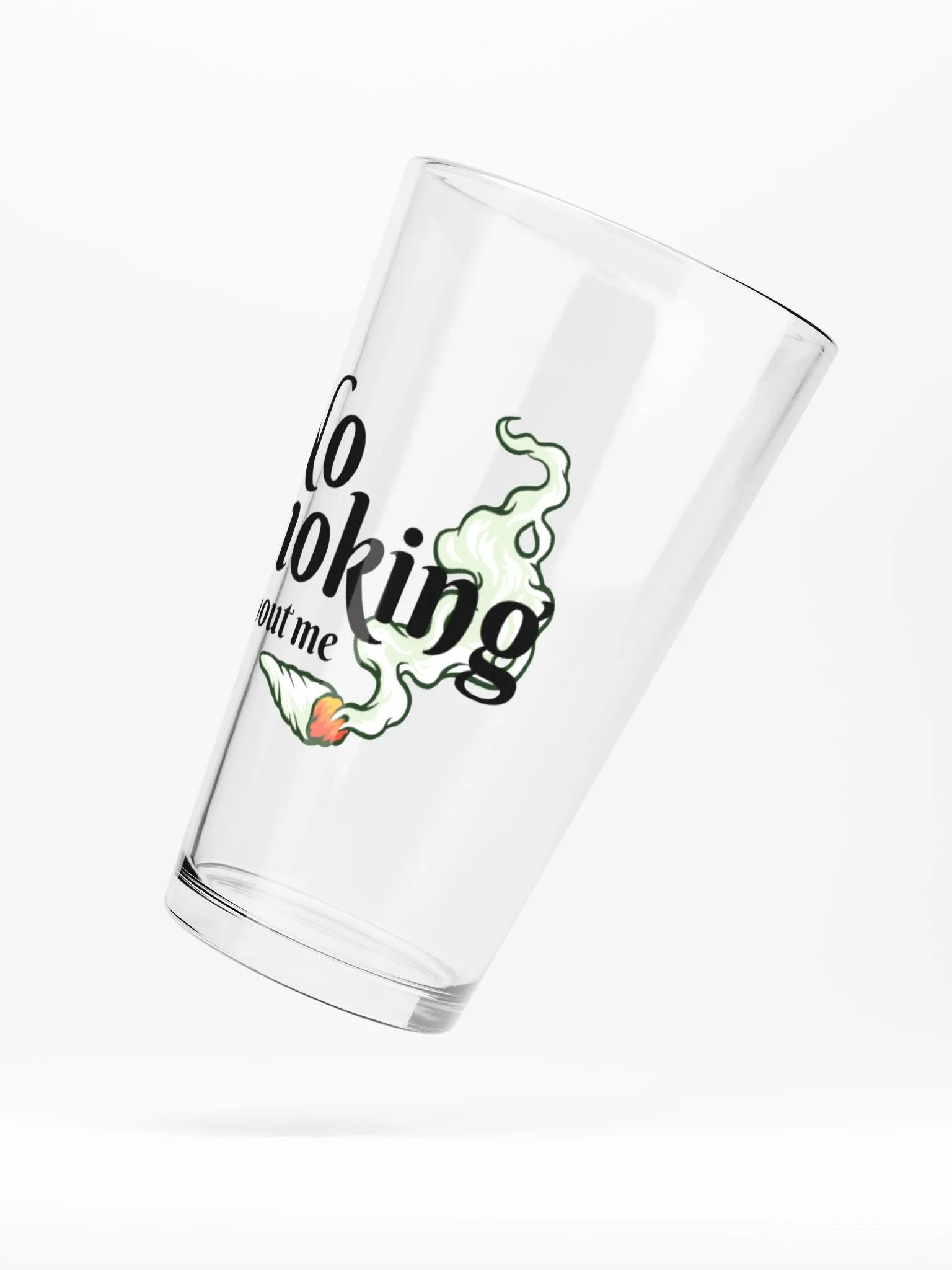 No Smoking Without Me - Shaker Pint Glass product image (5)
