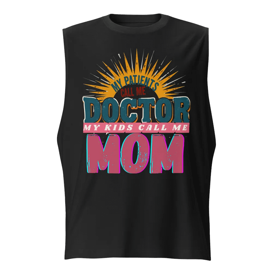 Doctor Mom Sunburst Muscle Tank product image (1)