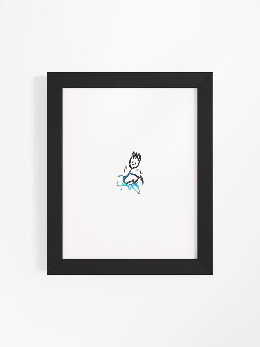 NEVER COMFORTABLE FRAMED POSTER - V.3 product image (4)