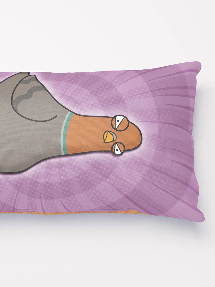 Pigeon Cushion (Orange/Purple) product image (2)