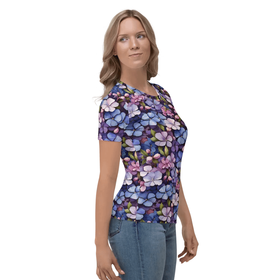 Floral Themed All Over Print T-shirt product image (5)
