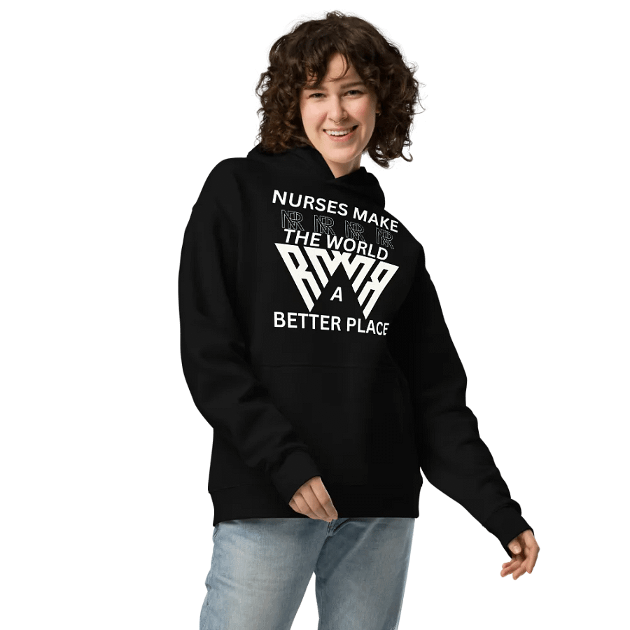 Tri-Wave Emblem Oversized Hoodie product image (3)