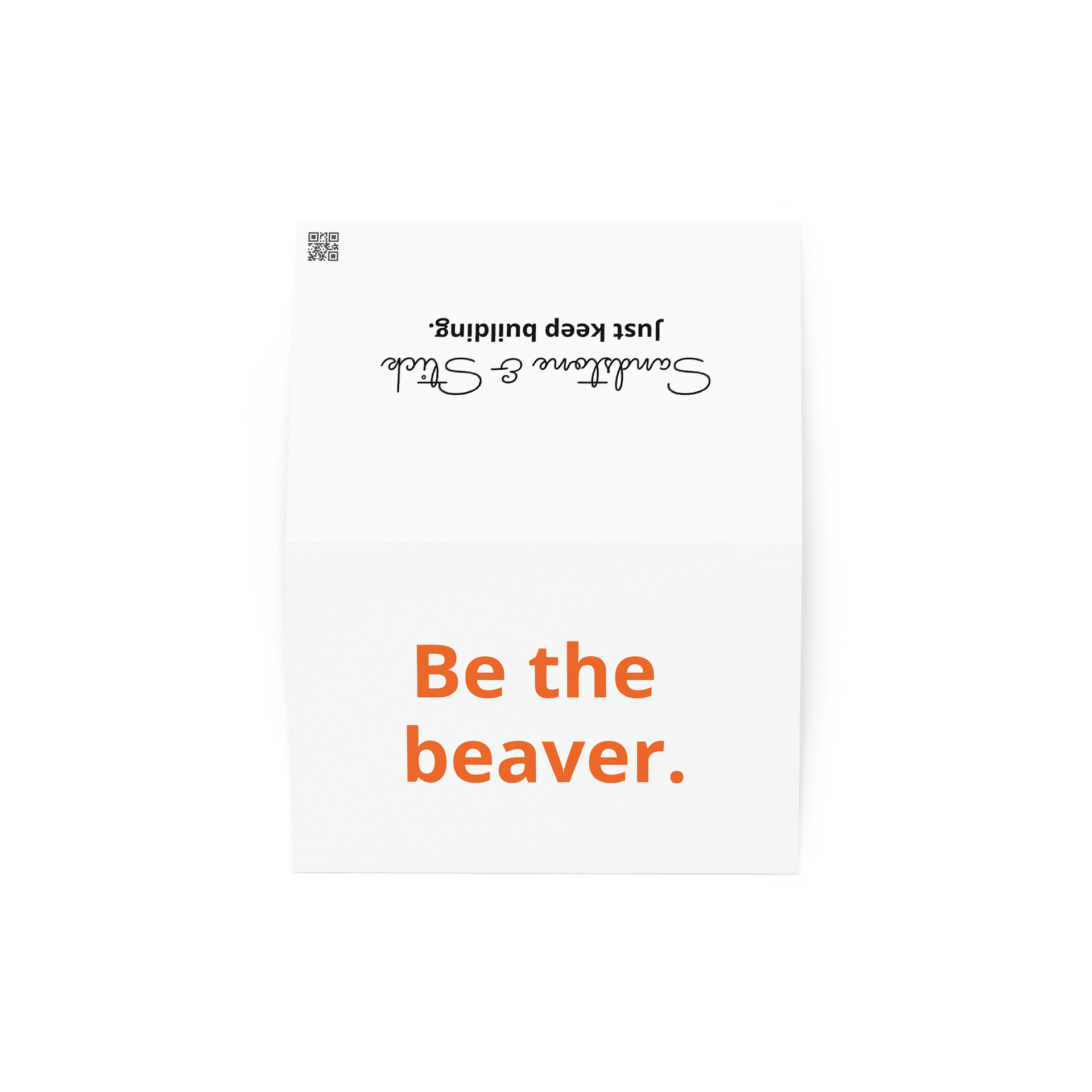 Be the Beaver. - Greeting Card product image (4)