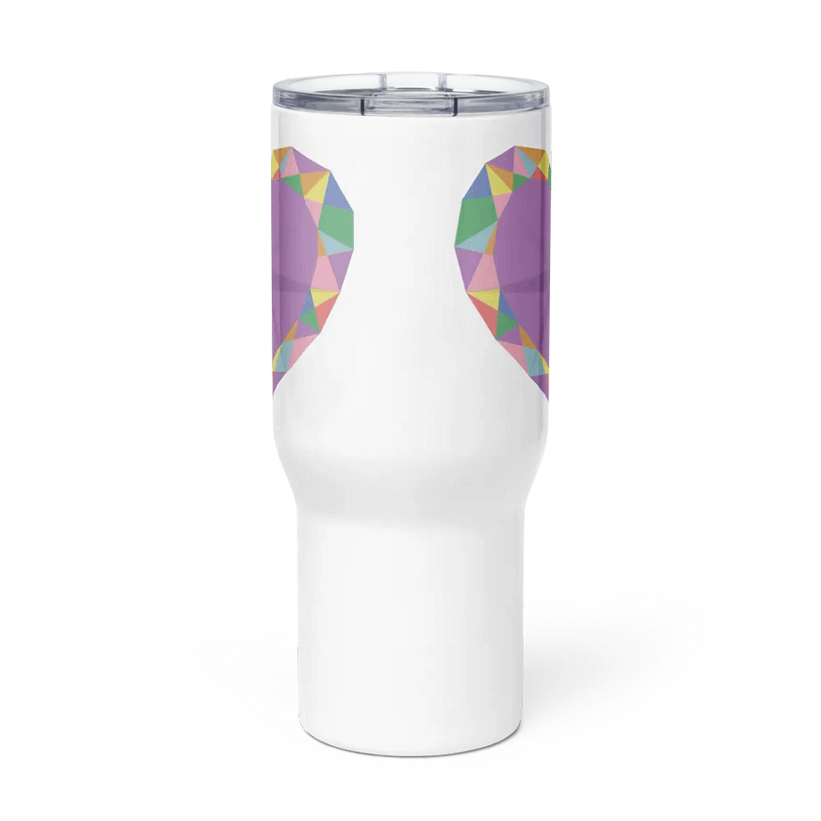 Crystal Pride Heart Insulated Cup with Handle product image (4)