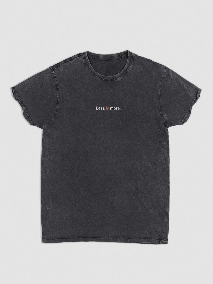 Less is More. Combed Cotton Casual: Husky Denim Tee product image (1)