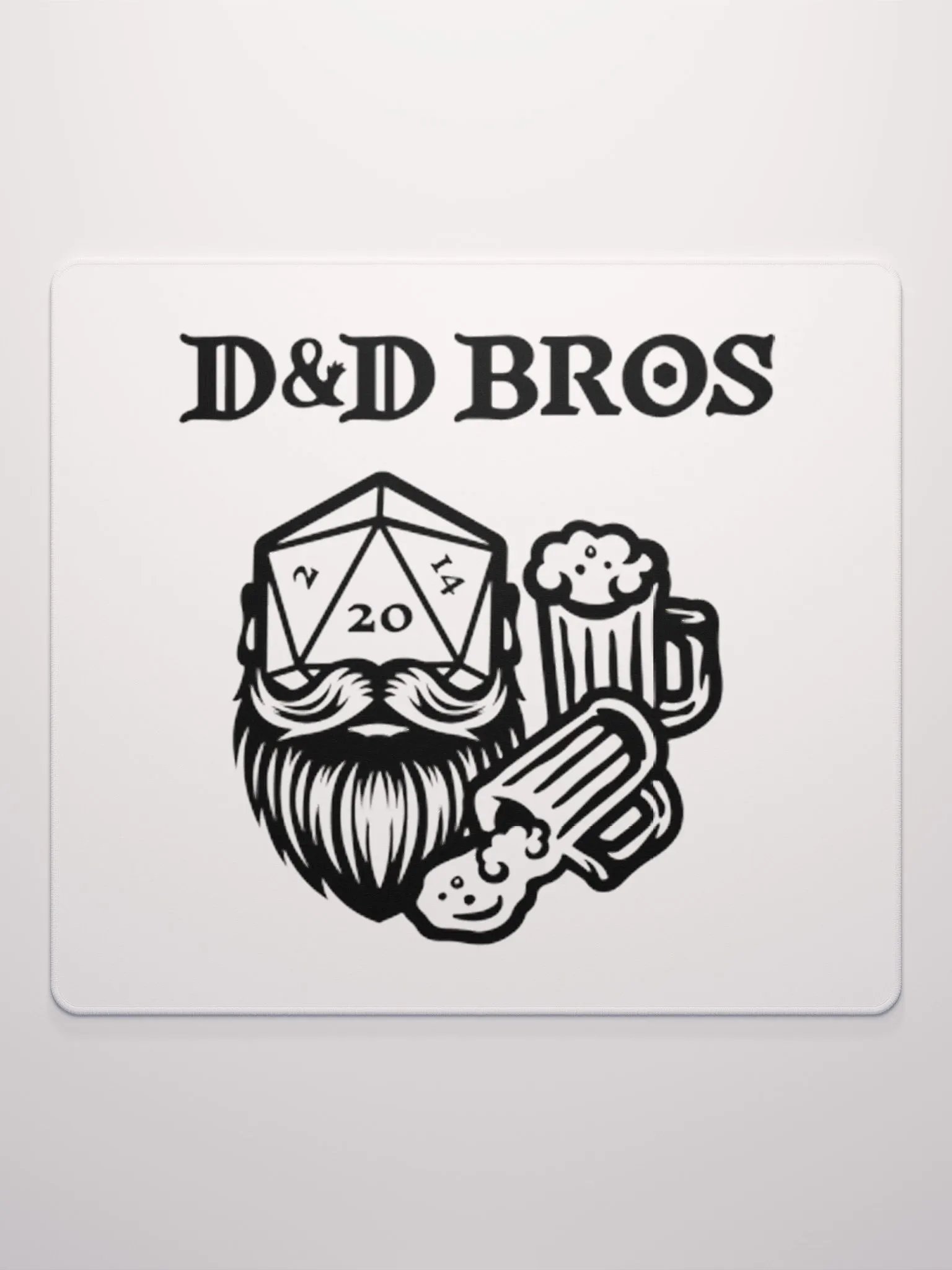 Bros logo gaming mouse pad product image (2)