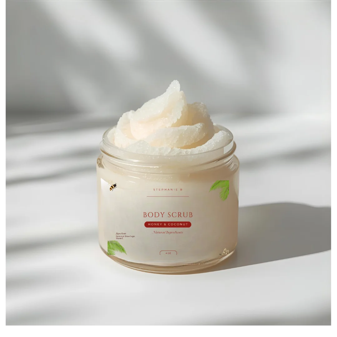 Honey & Coconut Body Scrub product image (1)