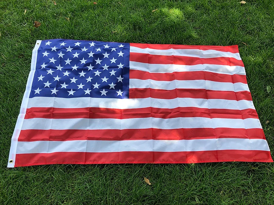 US flag double side polyester (3' x 5') - Stars and Stripes United States Flag product image (3)
