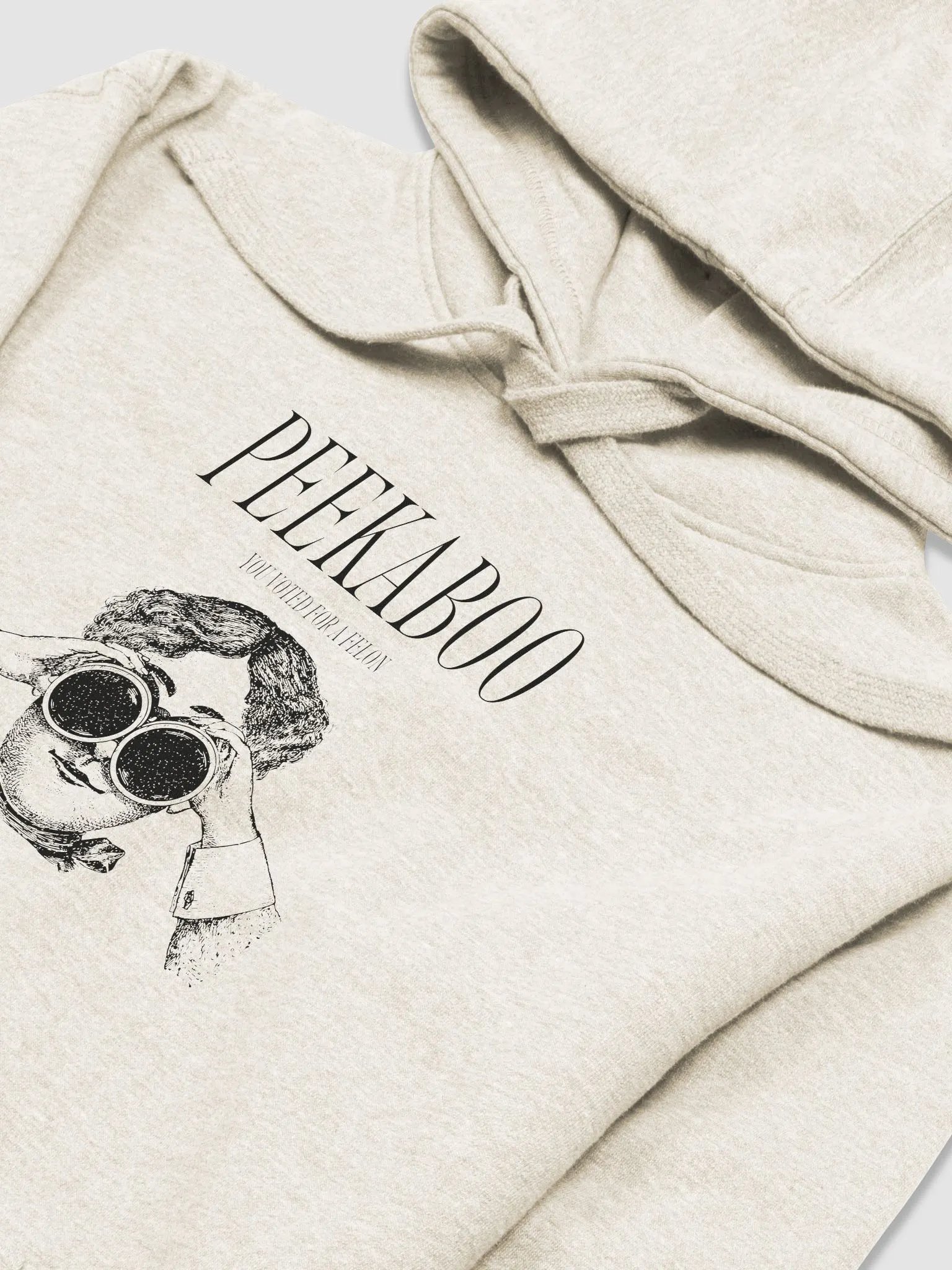 Peekaboo You Voted For A Felon hoodie product image (3)