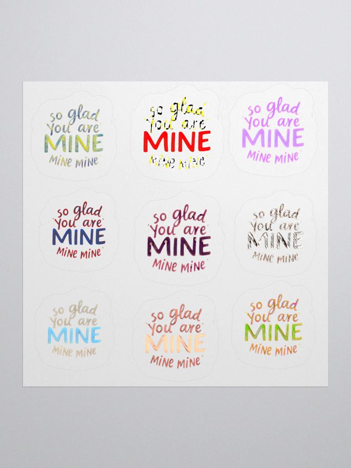 So Glad You Are Mine Stickers product image (2)