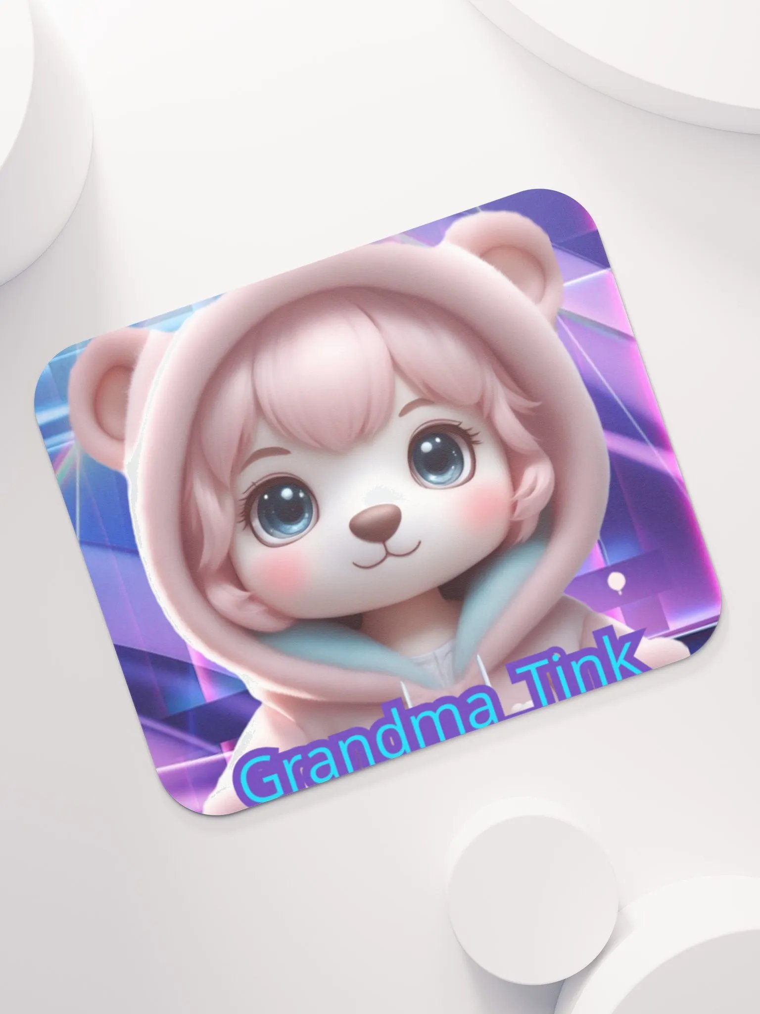 Whimsical Bear Hood Mouse Pad product image (7)