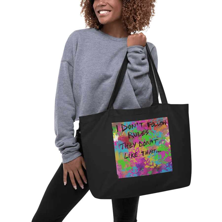I DONT FOLLOW RULES BAG product image (5)