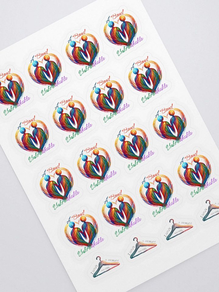 A Bond Unbreakable Kiss Cut Sticker Sheet product image (1)