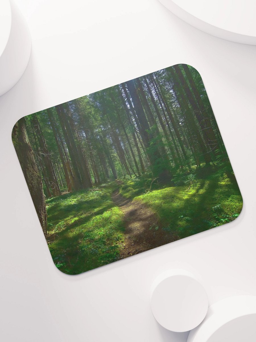 Lower Dungeness Trail Timber sun lighting Mouse Pad product image (7)