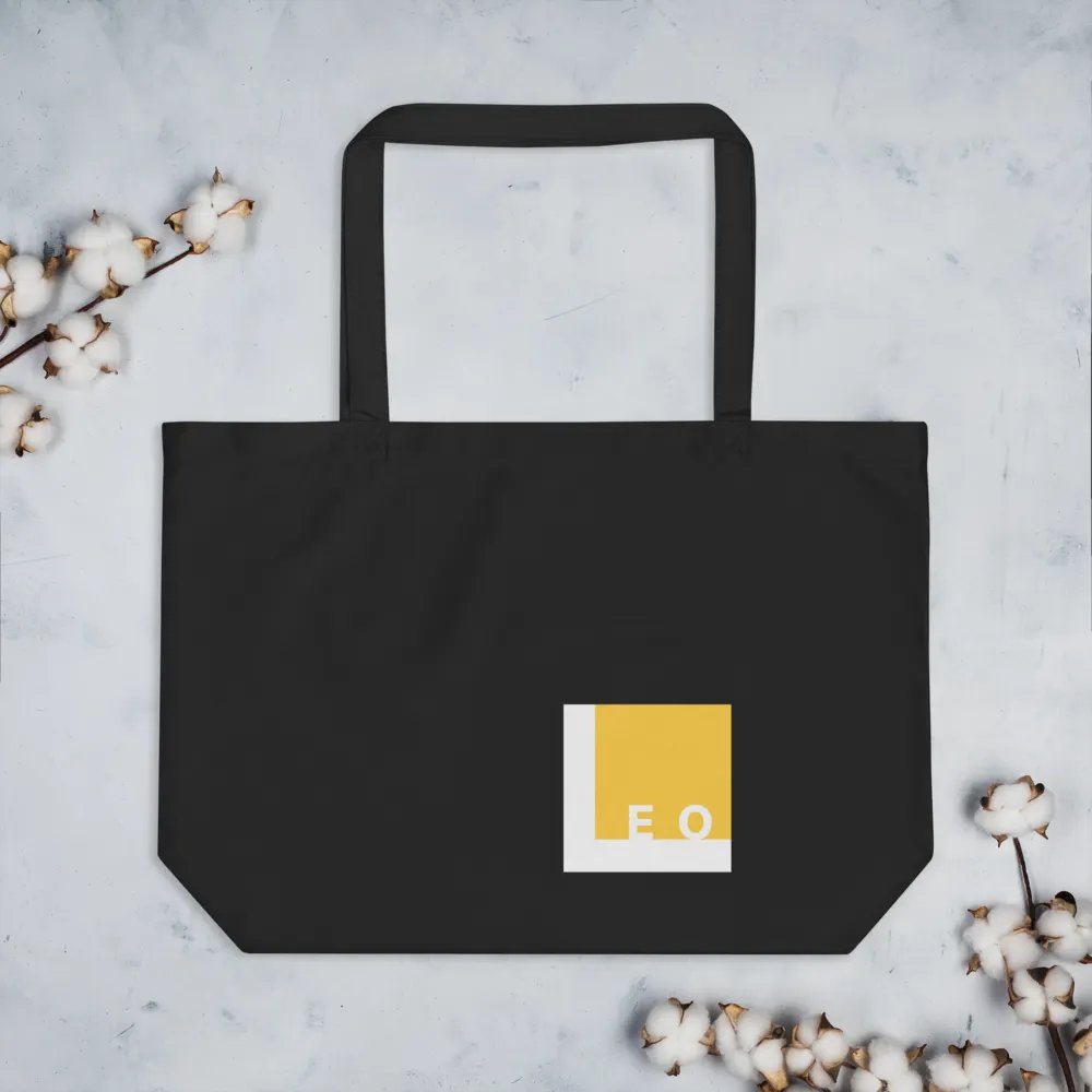 Tote Bag: LEO logo (front) and Let's DJ ( back) product image (4)