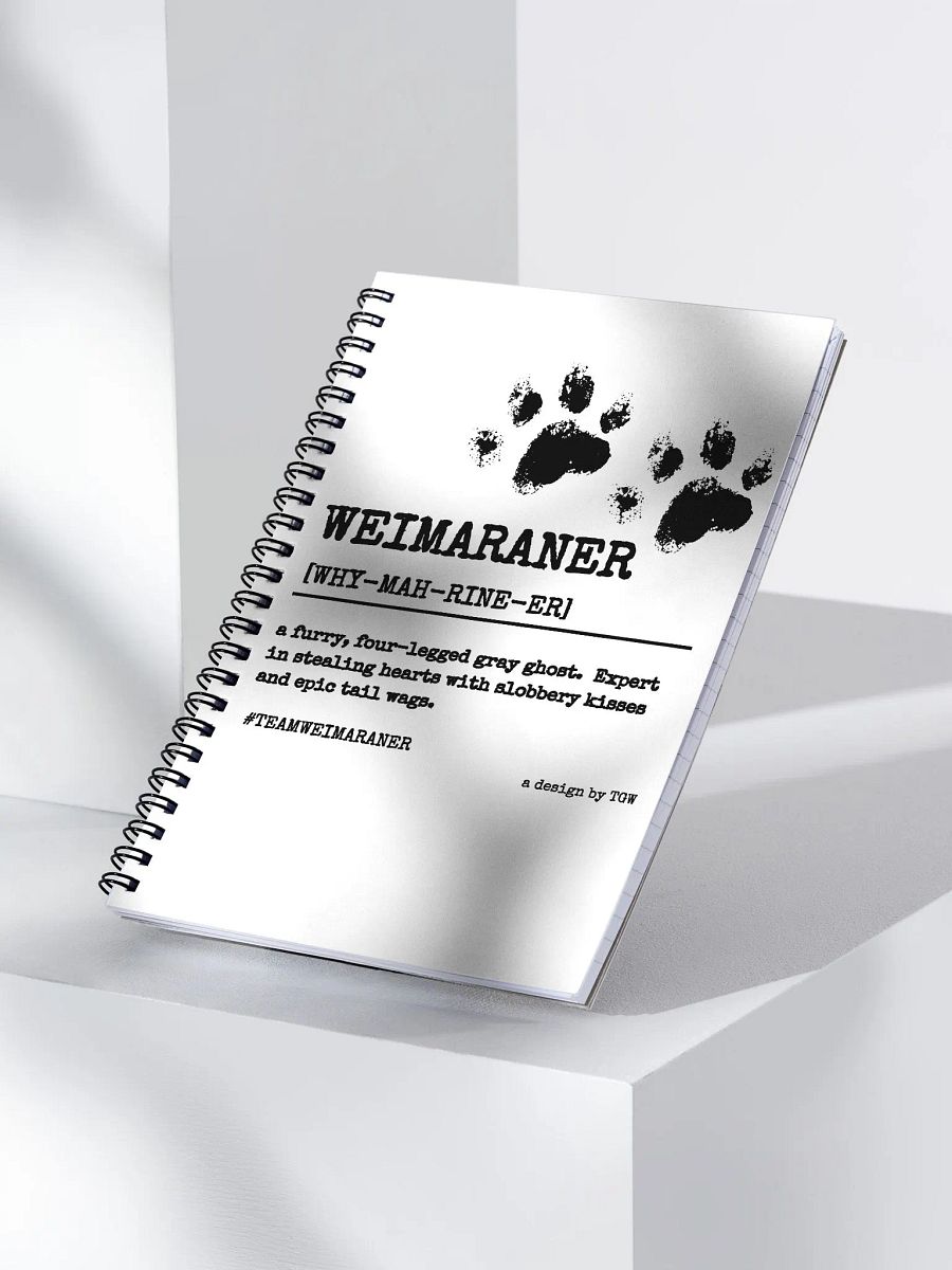 Definition of Weimaraner - Spiral Notebook product image (1)