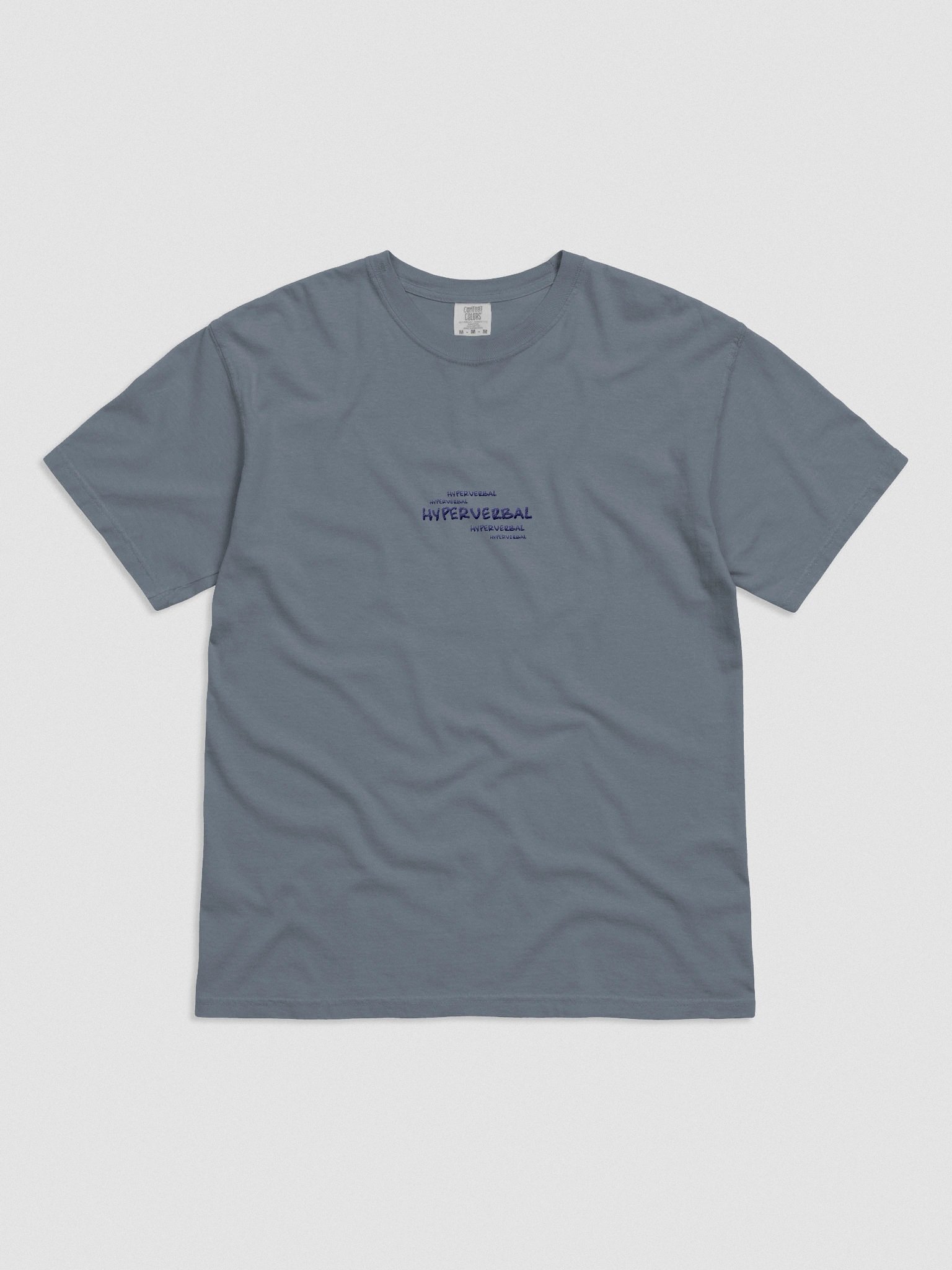 HYPERVERBAL bubble (navy) garment dyed tee product image (1)