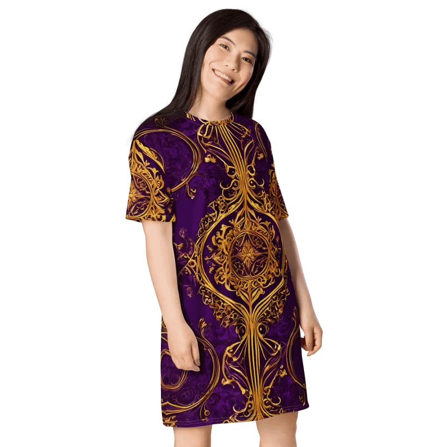 Swirl EcstasyT Shirt Dress product image (6)