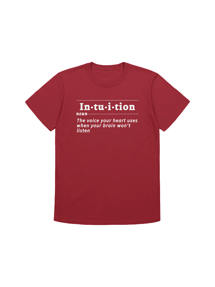 Intuition Definition Unisex Tee wht product image (1)