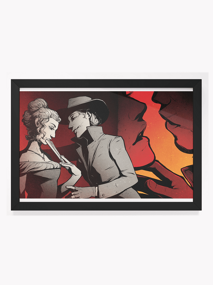 Queen of Hearts Framed Art Print product image (1)