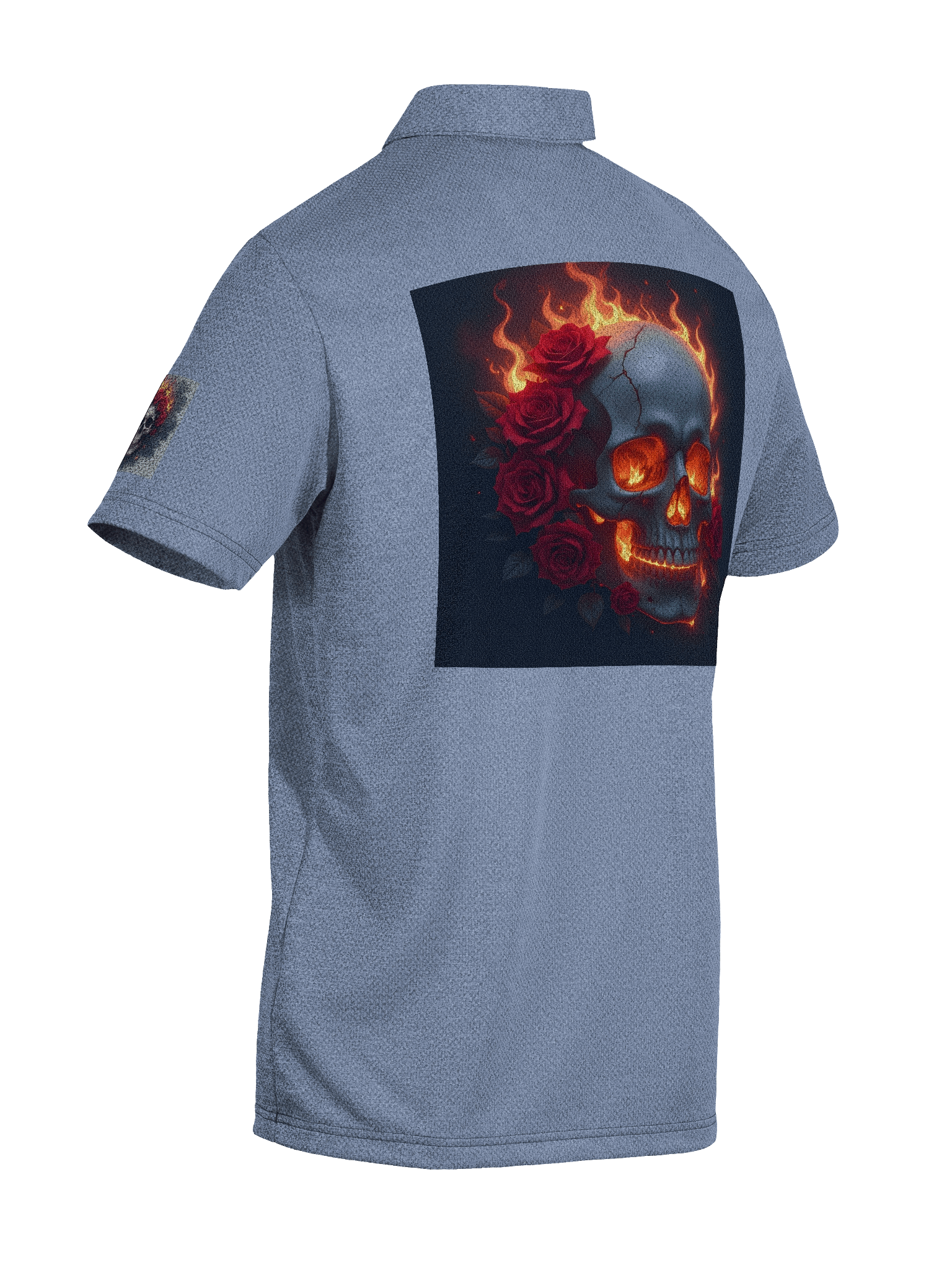 Eternal Embrace Skull and Roses Art Print product image (8)