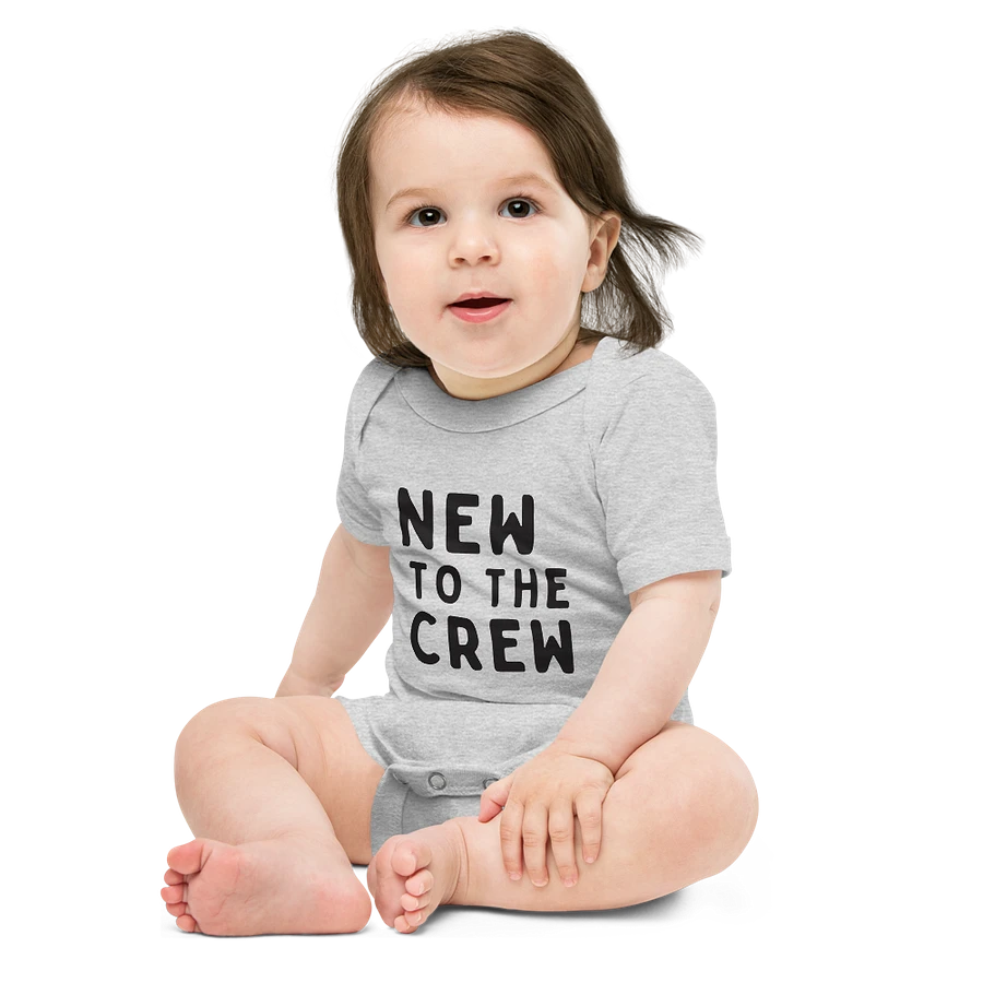 NEW TO THE CREW Baby Short Sleeve Onesie product image (2)