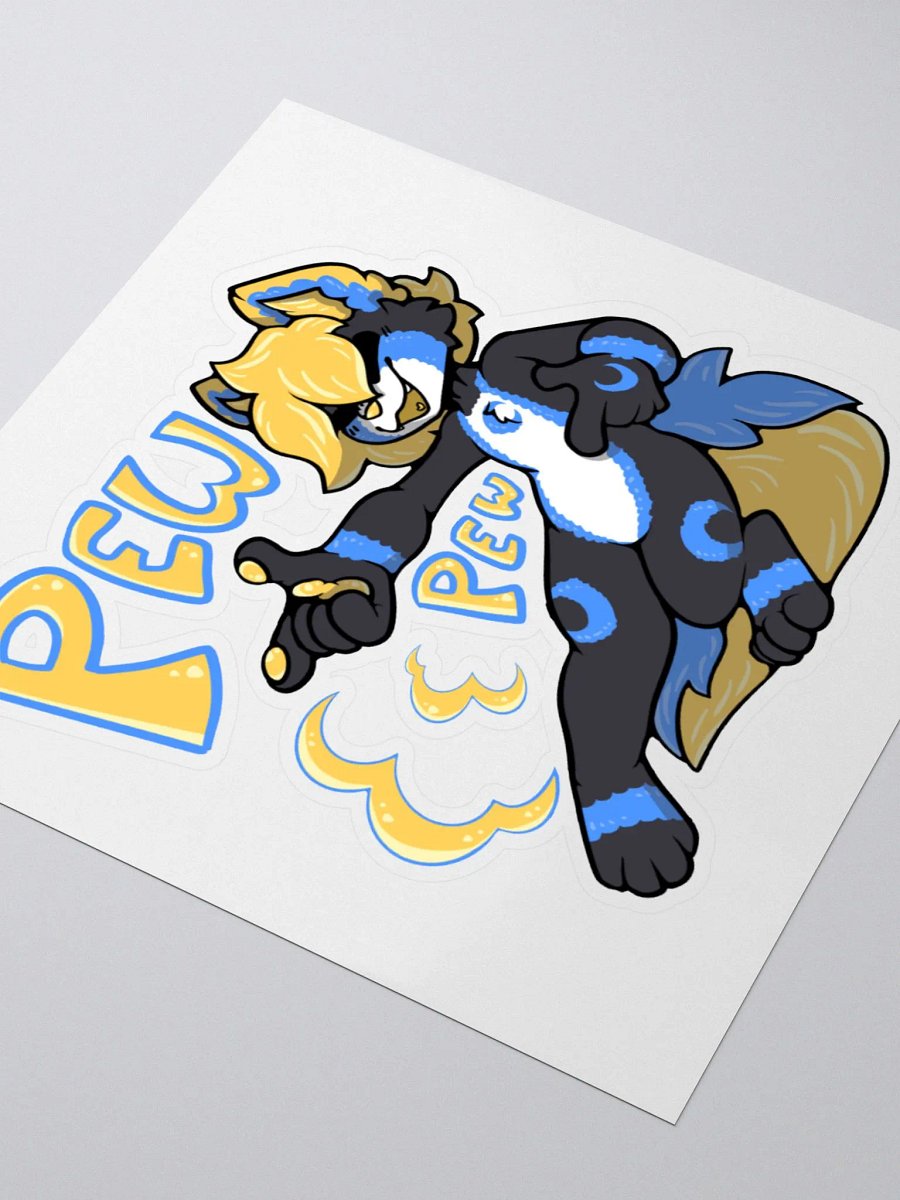 Pew Pew Sticker product image (8)