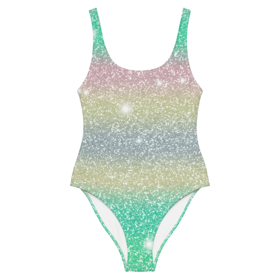 Glitter Unicorn Texture Design One Piece Swimsuit (1) product image (5)