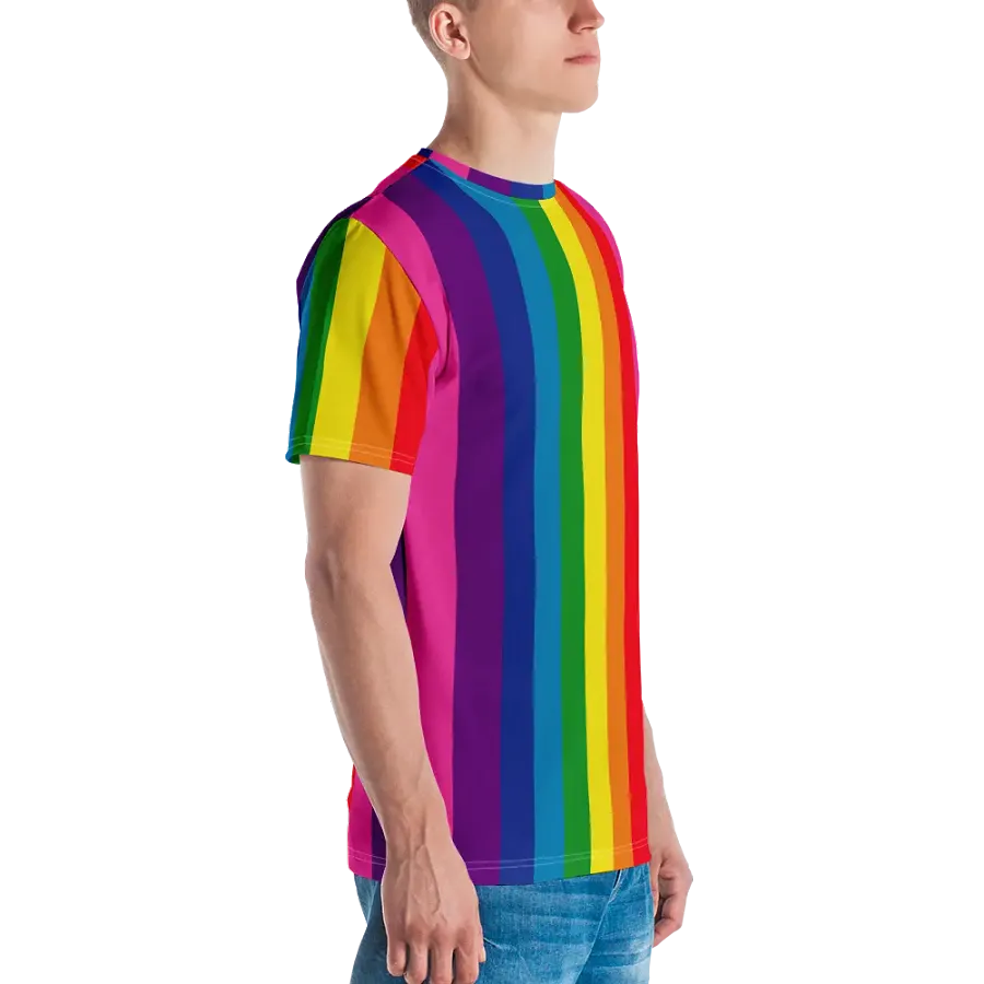 1978 Rainbow Pride Flag = 8-Color - All-Over Print Shirt product image (6)