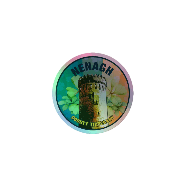 Nenagh: Holographic sticker product image (2)