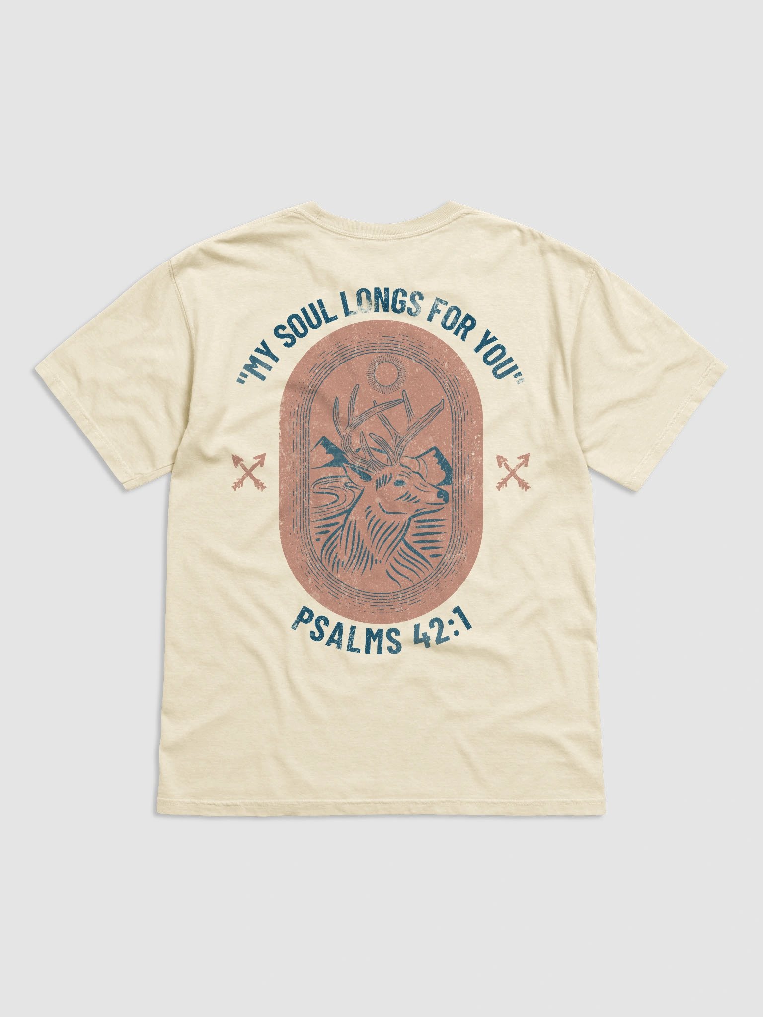"My Soul Longs for You" Deer – Psalms 42:1 Christian Outdoors Shirt product image (1)