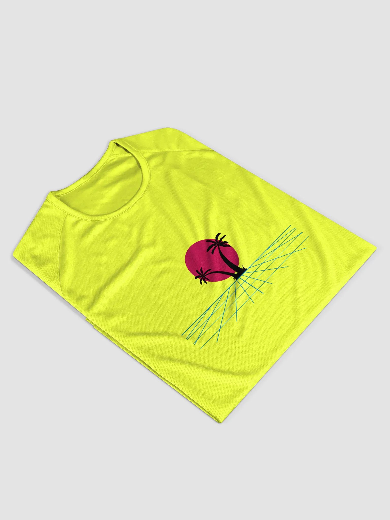 Retro Sun Palm Unisex Sports Jersey product image (3)