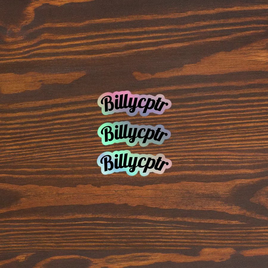 Billycptr Holographic Stickers product image (5)