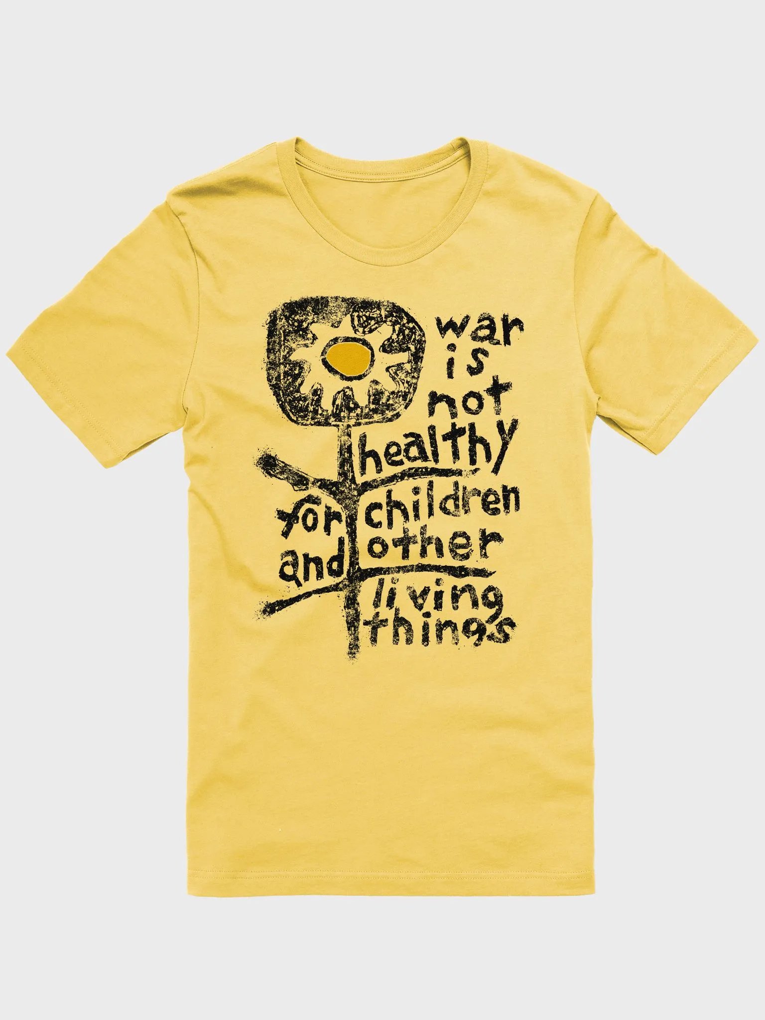 War is not healthy for children Bella+Canvas 3001 product image (1)