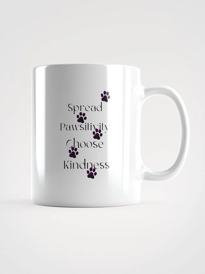 Spread Pawsitivity Choose Kindness Dog Lover Coffee Mug product image (1)