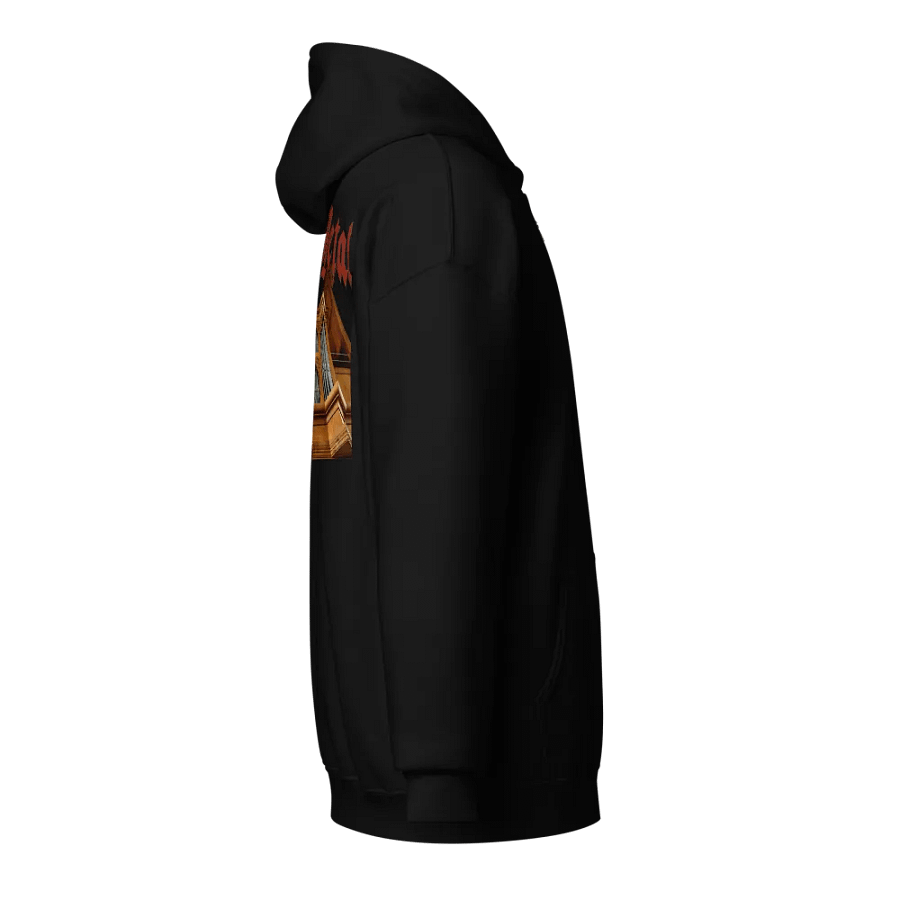 Real Metal Gothic Organ Zip Hoodie product image (4)