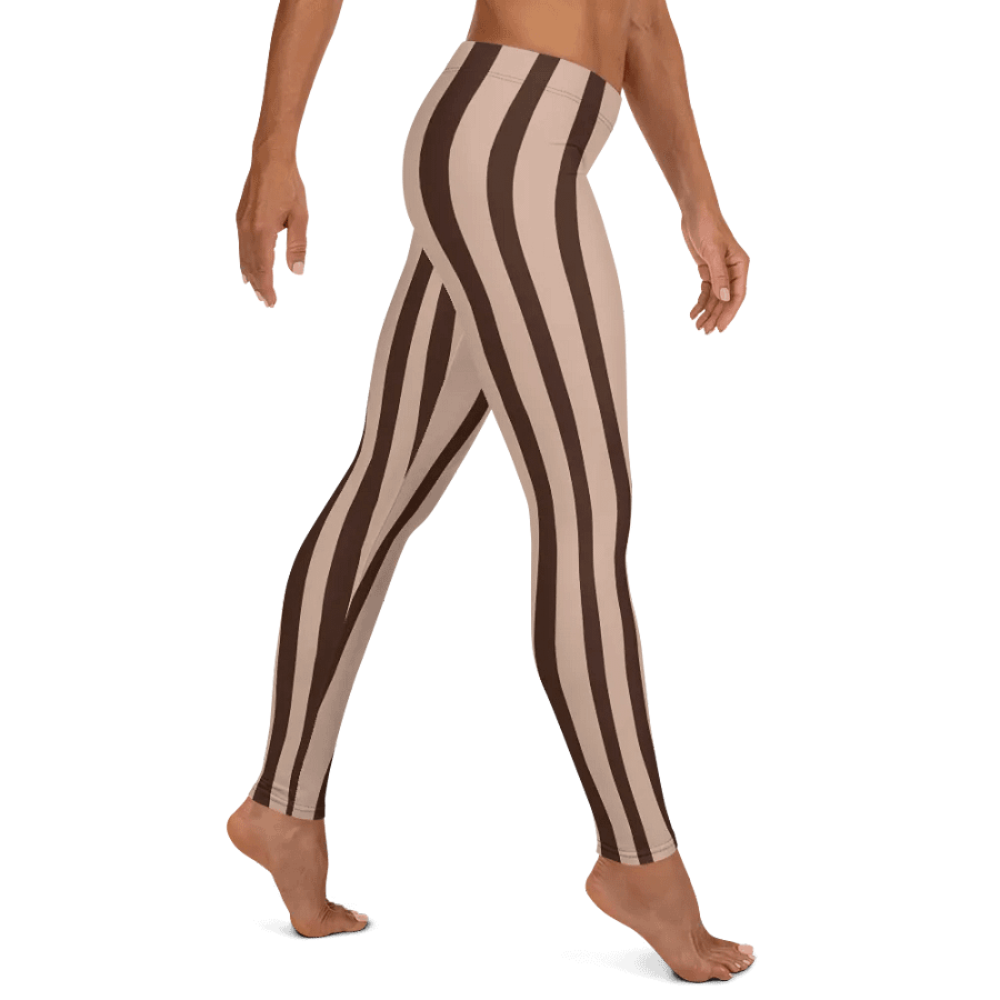 Customizable Wavy Wood Grain Leggings product image (11)