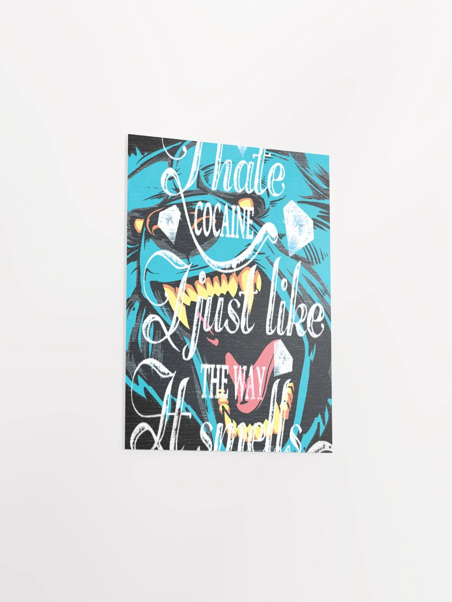Cocaine Bear Illustration | Matte Poster product image (13)